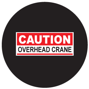 Safety Gobo, Safety Lights, Safety Sign, Crane Safety Sign, Red and White Safety Sign,
Overhead Crane Sign.