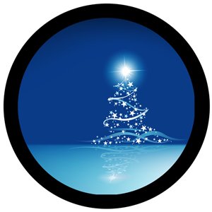 Blue Christmas - GSG N1026-3c - Holiday Gobo - Color