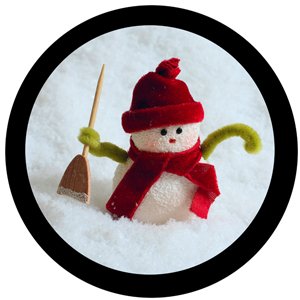 Snowman - GSG N1029-fc - Holiday Gobo - Color