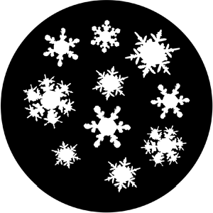 Snowflakes 3 - RSS 71048 - Stock Gobo Steel