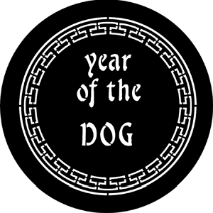 Year Of The Dog - RSS 77652A - Stock Gobo Steel