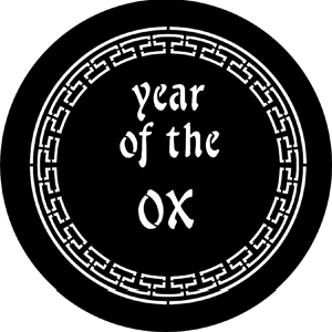 Year Of The Ox - RSS 77652E - Stock Gobo Steel