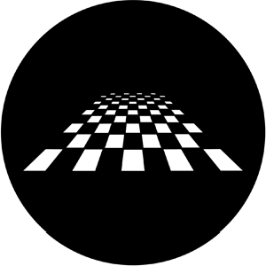 Perspective Chessboard - RSS 78053 - Stock Gobo Steel